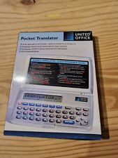 Electronic pocket translator for sale  SLEAFORD