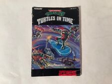 *Solo manual* SNES Super Nintendo Turtles in Time TMNT Teenage Mutant Ninja FABRICANTE DE EQUIPOS ORIGINALES, usado segunda mano  Embacar hacia Argentina