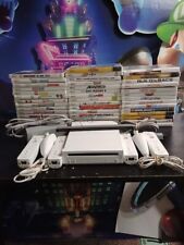 Consola Nintendo Wii Blanca o Negra Paquete 2 o 4 Mandos a Distancia con 3 Juegos Aleatorios!, usado segunda mano  Embacar hacia Argentina