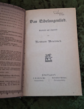 Nibelungenlied ausgabe 1885 gebraucht kaufen  Lebenstedt