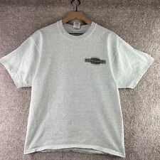 Camisa masculina vintage bar grande cinza manga curta parte inferior da rocha logotipo anos 90 Indianápolis, usado comprar usado  Enviando para Brazil