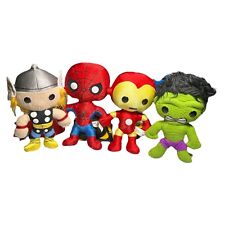 Używany, Marvel Funko Plushies Partia 4 Thor Spider-Man Hulk Ironman Wypchane figurki Zabawki 6" na sprzedaż  Wysyłka do Poland