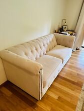 Ivory white chesterfield for sale  Seattle
