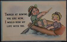 Though at rowing you are new, I would risk my life with you - Salesman Sample for sale  Shipping to South Africa