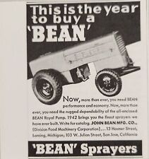 1942 print bean for sale  Sterling Heights