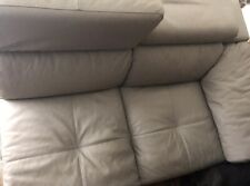 Grey leather corner for sale  LONDON