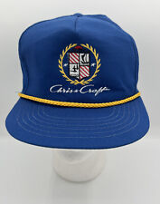 Chapéu vintage Chris Craft Snapback chapéu corda anos 80 chapéu barco vintage azul raro, usado comprar usado  Enviando para Brazil