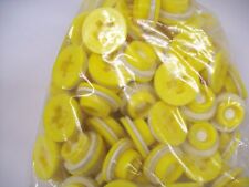  Lot Of 20 YELLOW PLASTIC 55 GALLON DRUM BARREL PLUGS  3/4" NPT Pipe Threads, used for sale  Shipping to United Kingdom