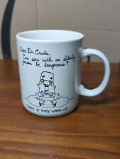 Vintage Hallmark Coffee Mug Dr Crude Sex With Elderly Shoebox Greetings 1986, used for sale  Shipping to South Africa