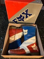 Botas de carreras de motocicletas vintage FOX Alpinestars, usado segunda mano  Embacar hacia Argentina