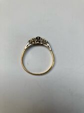 9ct gold hallmarked dress/engagement ring Ring Large Size W, used for sale  Shipping to South Africa