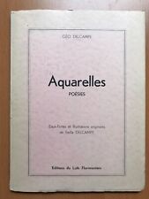Aquarelles poésies géo d'occasion  Bouxières-aux-Dames