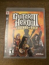 Guitar Hero 3 Legends of Rock PlayStation 3 2007 PS3 completo na caixa na caixa comprar usado  Enviando para Brazil
