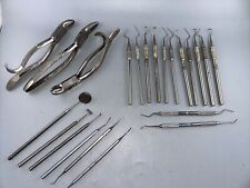 Usado, Lote de 22 peças de ferramentas de artesanato vintage para instrumentos odontológicos comprar usado  Enviando para Brazil