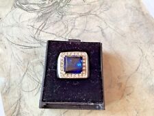 Siegelring, Herren Ring, Blauem Diamant, Tansanit,  gepunzt. 333 Gold, 12 Gramm , gebraucht gebraucht kaufen  Weststadt,-Timmerlah