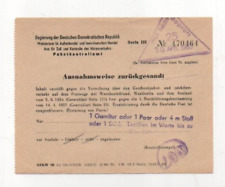 1960 ddr dokument gebraucht kaufen  Homburg