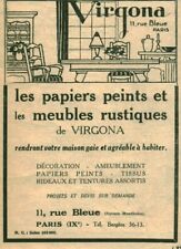 Publicité ancienne virgona d'occasion  France