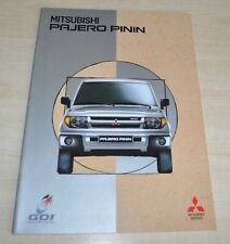 1999 2000 Mitsubishi Pajero Pinin Sales Brochure Prospekt Portugalia na sprzedaż  PL