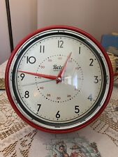 red kitchen clock for sale  GLASGOW