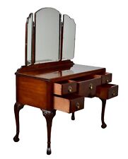 A 1930 ENGLISH ART DECO MAHOGANY  DRESSING TABLE for sale  Shipping to South Africa