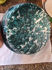 Green swirl enamalware for sale  Littleton