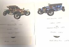 Antique automobile litho for sale  Shipping to Ireland