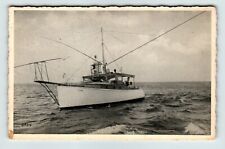 Used, Postcard NY Deep Sea Fishing Boat Atlantic Ocean Sportsmen B&W for sale  Shipping to South Africa