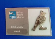 Rspb skylark pin for sale  IPSWICH