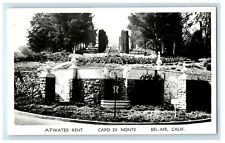 Cartão postal fotográfico c1940 Atwater Kent Capo Di Monte Bel-Air Califórnia CA RPPC comprar usado  Enviando para Brazil