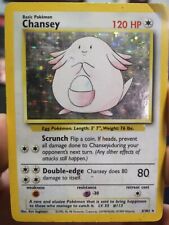 Pokémon TCG Chansey Base Set 3/102 Holo Unlimited Holo Rare, used for sale  Shipping to South Africa