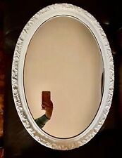 large white vintage mirror for sale  Whitsett