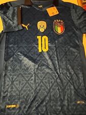 Usado, Nueva con etiquetas camiseta personalizada para adultos Italia 2020 #10 insignia de Lorenzo talla M azul *nueva segunda mano  Embacar hacia Argentina