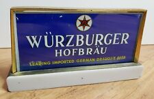 wurzburger beer lighted sign for sale  Marshfield