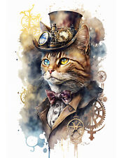 Leinwandbild cat steampunk gebraucht kaufen  Nastätten