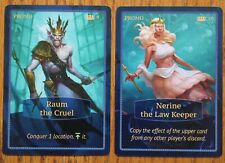 Aquatica Raum the Cruel & Nerine the Law Keeper Promo Cards Arcane Wonders New, used for sale  Shipping to South Africa
