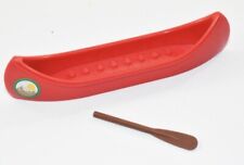 LEGO Indian Canoe Boat & Oar with Stickers Bundle Vintage Red 6021 60057 for sale  Shipping to South Africa