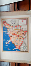 Carta geografica della usato  Trieste