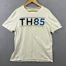 Tommy Hilfiger T Shirt Mens Large White TH85 Short Sleeve Round Neck for sale  Shipping to South Africa