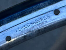 2 NOS 36h FEMCO TAIWAN HB 20” x 1,75” CROMADO Old School BMX Muscle Bike Aro Par comprar usado  Enviando para Brazil