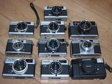 Lote de 10 câmeras telêmetro para peças e reparos Yashica Konica Olympus Minolt comprar usado  Enviando para Brazil