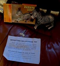 Tin jumping zebra for sale  CLEVEDON