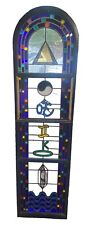 Tall stained glass for sale  NEW MILTON