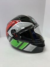 Capacete de asa AGV K3 branco/verde/vermelho GG comprar usado  Enviando para Brazil