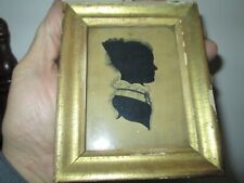 Usado, Corte e tinta antigos do início dos anos 1800 - SILHUETA de mulher identificada comprar usado  Enviando para Brazil