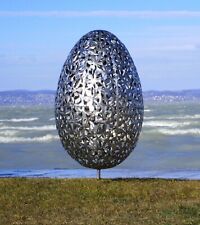 Jardín Parque Escultura Gran Ei De Acero Inoxidable Altura 130CM segunda mano  Embacar hacia Argentina