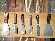 Lote de ferramentas facas de massa raspadores alças de madeira pintor fornecimento Red Devil Ridgely 3" comprar usado  Enviando para Brazil