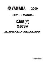 Yamaha Service Workshop Manual 2009 Diversion 600 XJ6SA XJ6S(Y) segunda mano  Embacar hacia Argentina