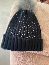 Ladies navy bobble for sale  KENDAL