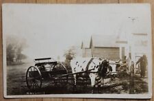 Usado, 1921 Carrinho Desenhado por Boi The Northern Photo Co NPC Wausau WI Vintage RPPC comprar usado  Enviando para Brazil