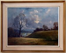 Used, Mark W Pike Signed Original Large Oil Painting titled "River Glimpse" for sale  Shipping to South Africa